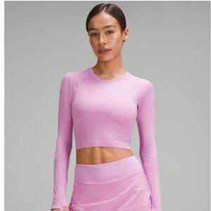 lululemon athletica Pink Crop Top